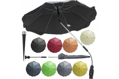 Sun umbrella for stroller Black-36 1