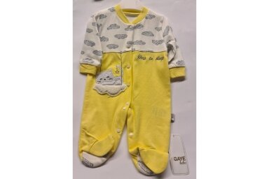 Baby Rompers CAT Yellow