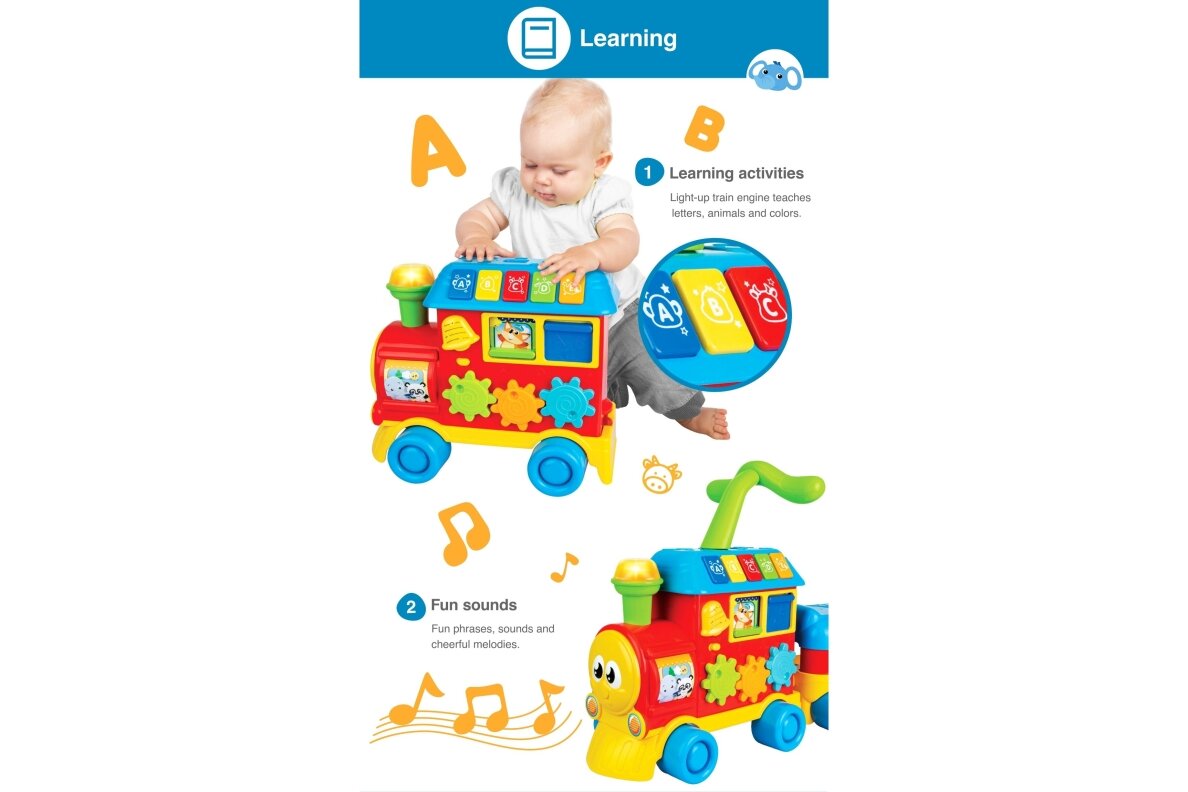 Walker Ride-on Learning Winfun TRAIN 0803 7 Walker Ride-on Learning Winfun TRAIN 0803 7