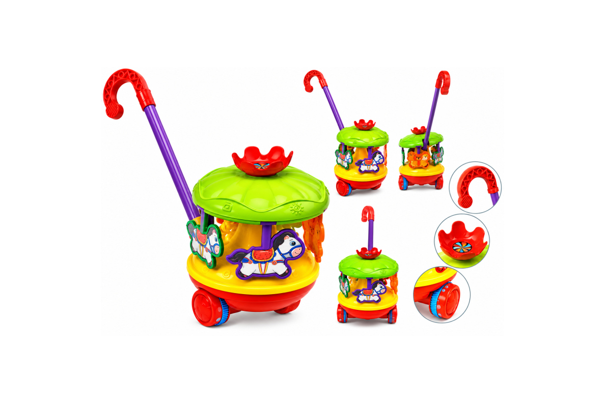 Push Toy with Handle CAROUSEL 1