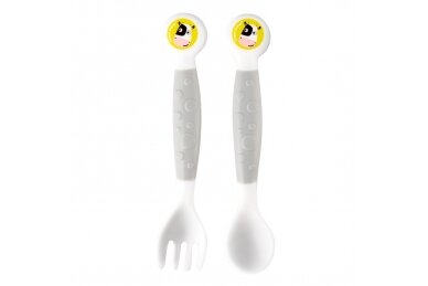 Flexible Cutlery Canpol 56/580 Grey