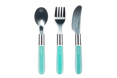 Stainless Steel Cutlery Set Canpol 9/477 Blue Stainless Steel Cutlery Set Canpol 9/477 Blue