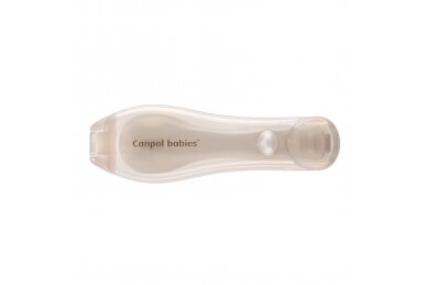 Foldable travel spoon for children Canpol Babies 56/611, Grey 1 Foldable travel spoon for children Canpol Babies 56/611, Grey 1