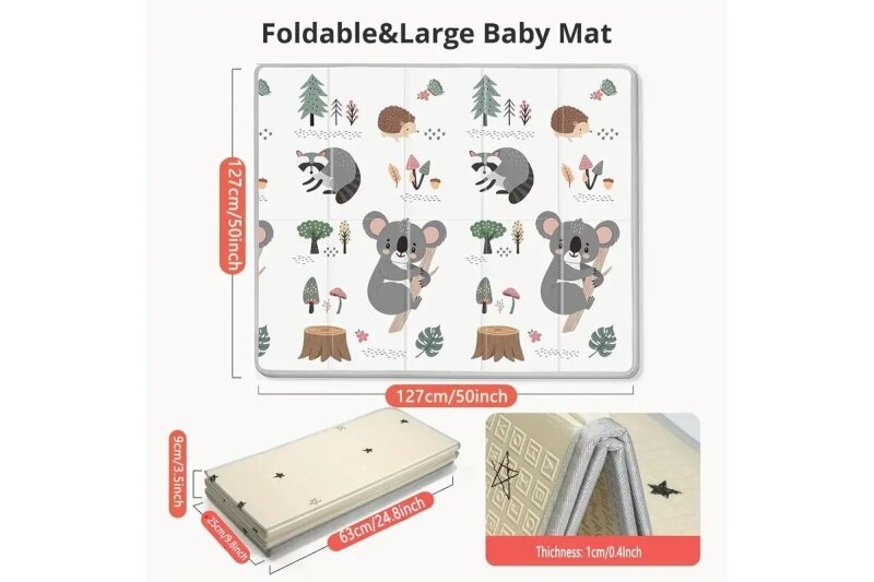 Folding double-sided foam mat KOALA 3 Folding double-sided foam mat KOALA 3