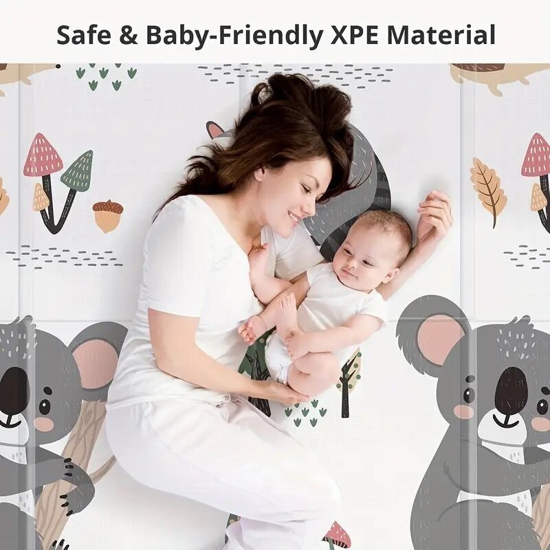 Sulankstomas, dvipusis putplasčio kilimėlis KOALA 4