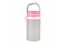 Bottle Insulator Wide Soft Canpol 69/009 Grey/pink