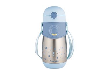 Thermal Sport Cup with Silicone Straw 300ml Canpol 74/054 Blue Thermal Sport Cup with Silicone Straw 300ml Canpol 74/054 Blue