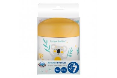 Insulated food jar 300ml Canpol 73/000 EXOTIC ANIMALS 6