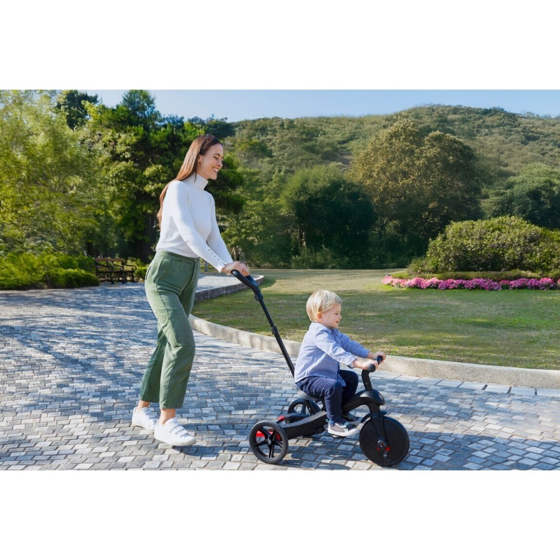 Трехколесный велосипед GLOBBER EXPLORER TRIKE 4in1 Black 9 Трехколесный велосипед GLOBBER EXPLORER TRIKE 4in1 Black 9