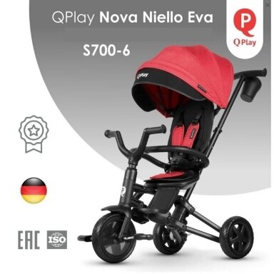 Трехколесный велосипед QPlay NOVA NIELLO Red Трехколесный велосипед QPlay NOVA NIELLO Red