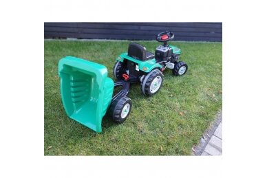 Active Pedal Tractor with trailer  PILSAN Green 7