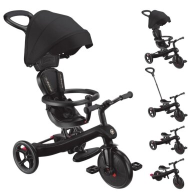 Трехколесный велосипед GLOBBER EXPLORER TRIKE 4in1 Black