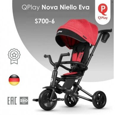 Трехколесный велосипед QPlay  NOVA NIELLO Red