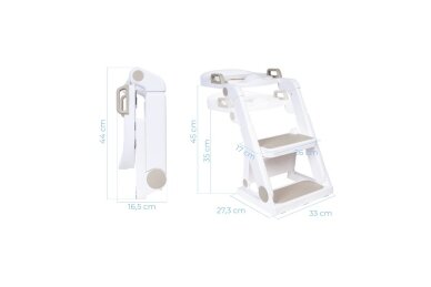 Toilet seat with ladder Baby Ladder Potty Beige 8