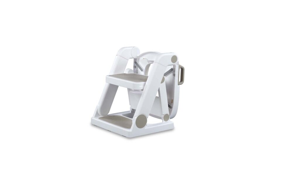 Toilet seat with ladder Baby Ladder Potty Beige 4