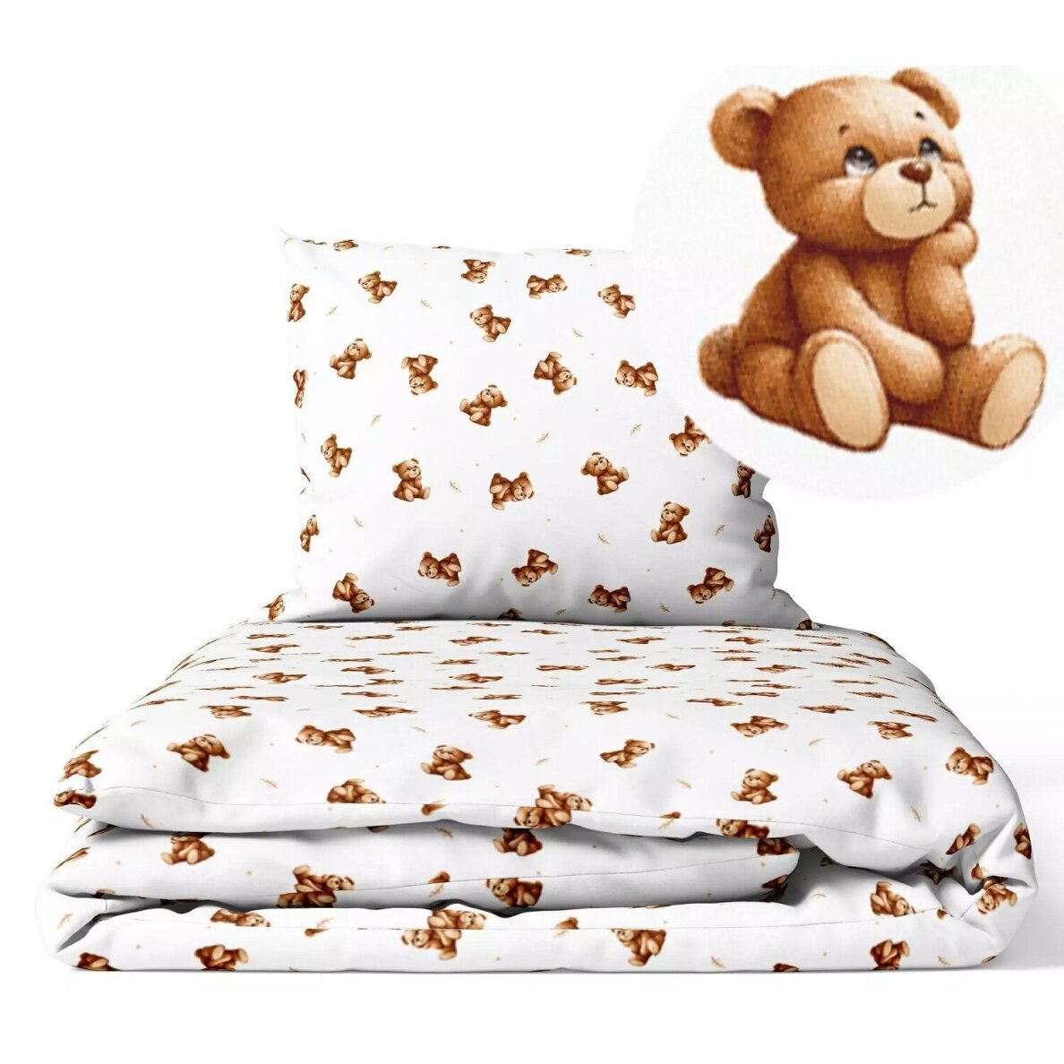 Комплект постели  2 частей Ankras THOUGHTFUL BEAR