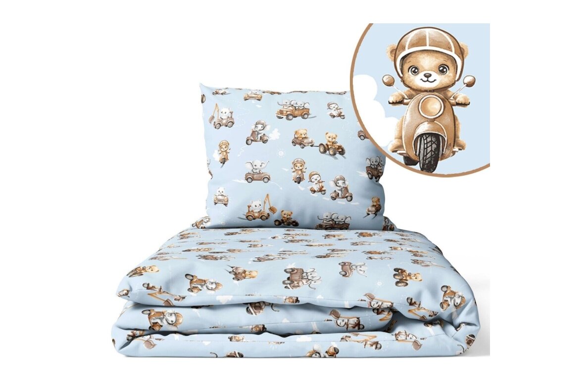 Bedding set 2 pcs Ankras ANIMALS ON THE WAY Bedding set 2 pcs Ankras ANIMALS ON THE WAY