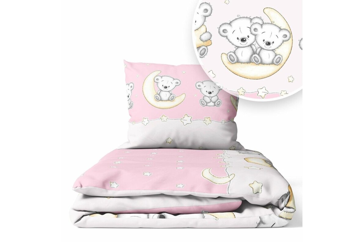Bedding set 2 pcs Ankras LEON, Pink Bedding set 2 pcs Ankras LEON, Pink
