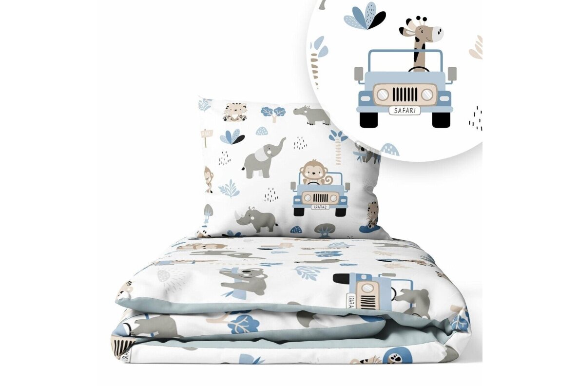Bedding set 2 pcs Ankras ZOO IN THE CAR Bedding set 2 pcs Ankras ZOO IN THE CAR