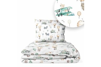 Bedding set 2 pcs Ankras FOX IN A PLANE Barwa Bedding set 2 pcs Ankras FOX IN A PLANE Barwa