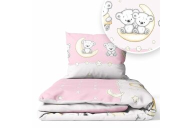 Bedding set 2 pcs Ankras LEON, Pink Bedding set 2 pcs Ankras LEON, Pink
