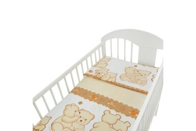 Bedding set 2 pcs Ankras PRZYJACIELE, Beige Bedding set 2 pcs Ankras PRZYJACIELE, Beige