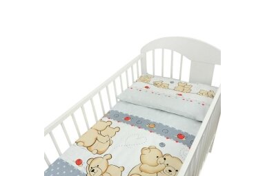 Bedding set 2 pcs Ankras PRZYJACIELE, Grey Bedding set 2 pcs Ankras PRZYJACIELE, Grey