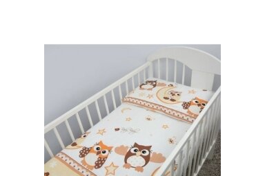 Bedding set 2 pcs Ankras SOWA, Beige Bedding set 2 pcs Ankras SOWA, Beige