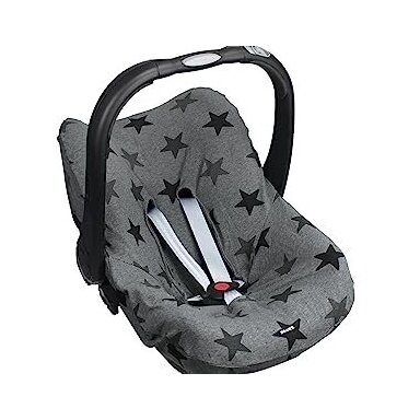 Užvalkalas automobilinei kėdutei 0+ DOOKY Grey Stars Užvalkalas automobilinei kėdutei 0+ DOOKY Grey Stars