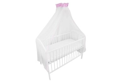 Tulle canopy for a baby crib Ankras L.Pink Tulle canopy for a baby crib Ankras L.Pink