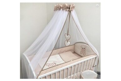 Tulle canopy for a baby crib Ankras Beige Tulle canopy for a baby crib Ankras Beige