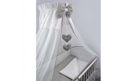 Tulle canopy for a baby crib Ankras GWIAZDOZBIOR Tulle canopy for a baby crib Ankras GWIAZDOZBIOR