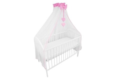 Tulle canopy for a baby crib D.Pink Tulle canopy for a baby crib D.Pink