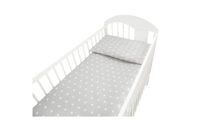 Bedding set 2 pcs Ankras MIDI STARS Grey Bedding set 2 pcs Ankras MIDI STARS Grey