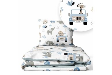 Bedding set 2 pcs Ankras ZOO IN THE CAR Bedding set 2 pcs Ankras ZOO IN THE CAR