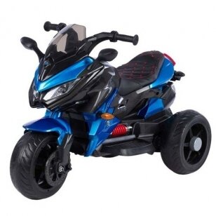 Детский электромотоцикл 5188-12V-EVA -Varnished, Blue