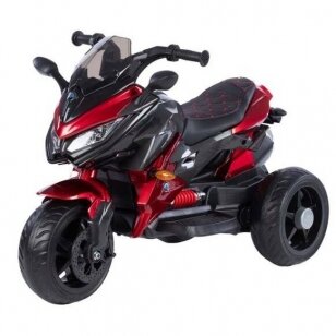 Детский электромотоцикл 5188-12V-EVA -Varnished, Red