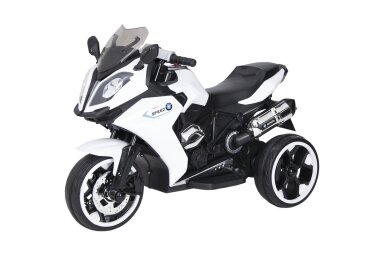 Children's electric motorcycle 01200ST-6V, White Children's electric motorcycle 01200ST-6V, White