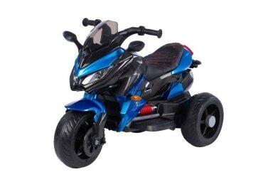 Children's electric motorcycle T1500-12V-EVA -Varnished, Blue Children's electric motorcycle T1500-12V-EVA -Varnished, Blue