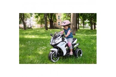 Children's electric motorcycle 01200ST-6V, White 14