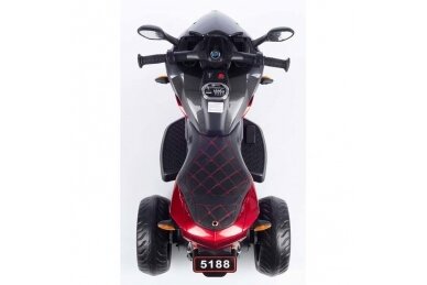 Children's electric motorcycle 5188-12V-EVA -Varnished, Red 4