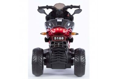 Children's electric motorcycle 5188-12V-EVA -Varnished, Red 3