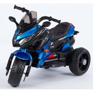 Vaikiškas elektrinis motociklas 5188-12V-EVA -Lakuotas, Blue 1