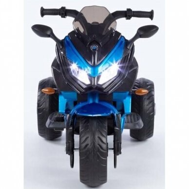 Vaikiškas elektrinis motociklas 5188-12V-EVA -Lakuotas, Blue 2