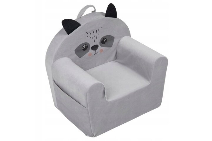Baby pilow armchair Velvet RACCON Grey Baby pilow armchair Velvet RACCON Grey