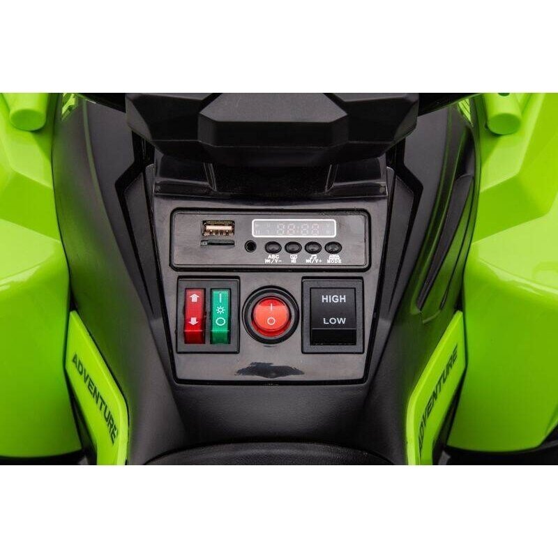 Vaikiškas Elektromobilis Keturratis GTS 1199 QUAD 12V R/C Black 9 Vaikiškas Elektromobilis Keturratis GTS 1199 QUAD 12V R/C Black 9