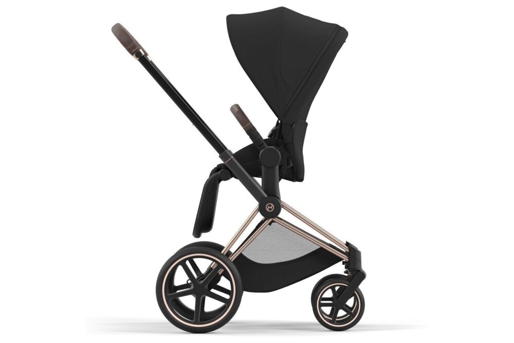 Stroller Cybex Priam V5 Sepia Black/Frame Rose Gold 2