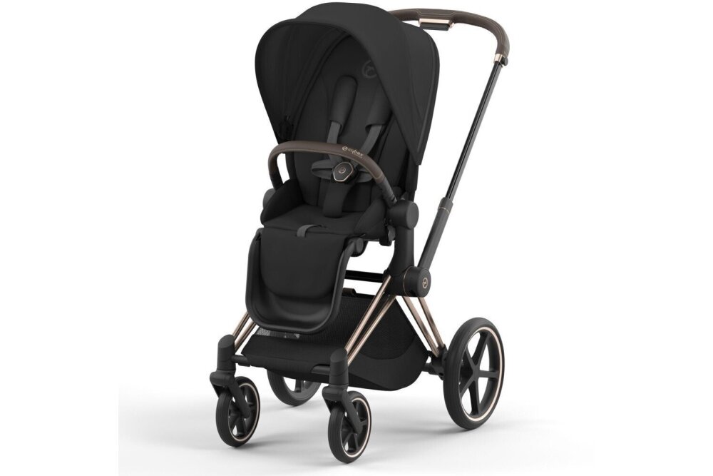 Stroller Cybex Priam V5 Sepia Black/Frame Rose Gold Stroller Cybex Priam V5 Sepia Black/Frame Rose Gold