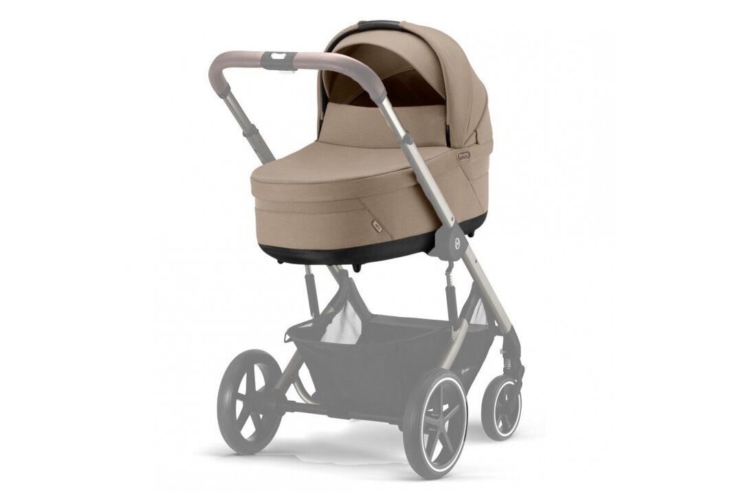 Cybex Balios S Lux Pushchair + Cot, Almond Beige 1 Cybex Balios S Lux Pushchair + Cot, Almond Beige 1