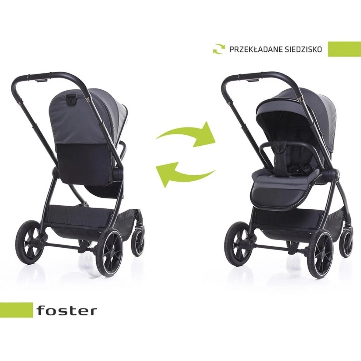 Коляска 4baby FOSTER Graphite 1